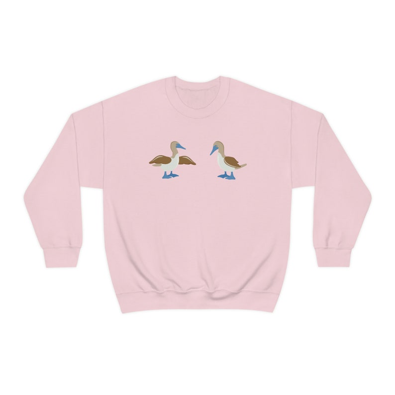 Couple of boobys sweatshirt, blue footed booby, funny pun, for the girl that has a good sense of humor, bird wildlife, science bird gift image 6