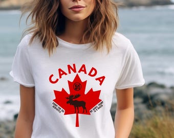 Anti Trump Canada Tee: Humorous Canadian Pride Shirt