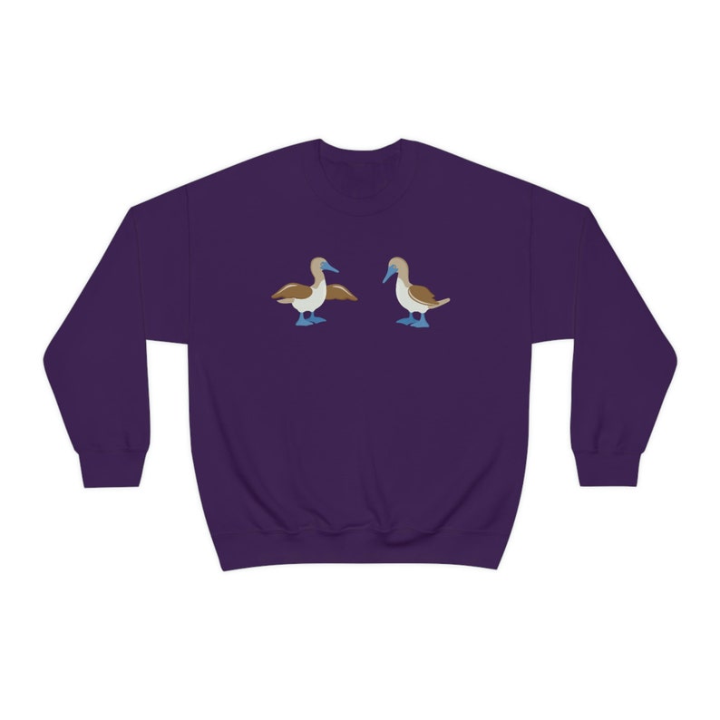 Couple of boobys sweatshirt, blue footed booby, funny pun, for the girl that has a good sense of humor, bird wildlife, science bird gift image 10