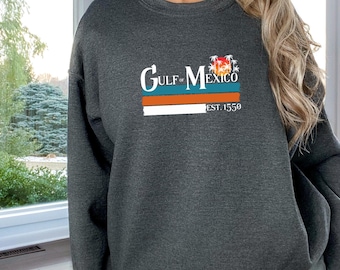 Gulf of Mexico Crewneck Sweatshirt: Anti Trump Statement, Political Activist Gift