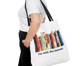 I'm with the banned Tote Bag (AOP)