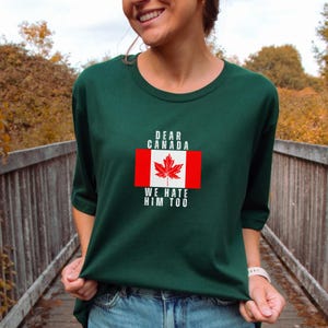 Political Deer Canada Anti-Trump T-Shirt: Canadians Our Allies