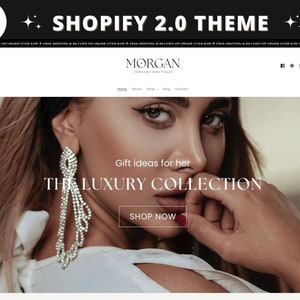 Shopify Website Template, Clean Shopify Theme, Shopify Website Banner, Shopify Theme 2.0, Ecommerce Website Design, Shopify Website Design