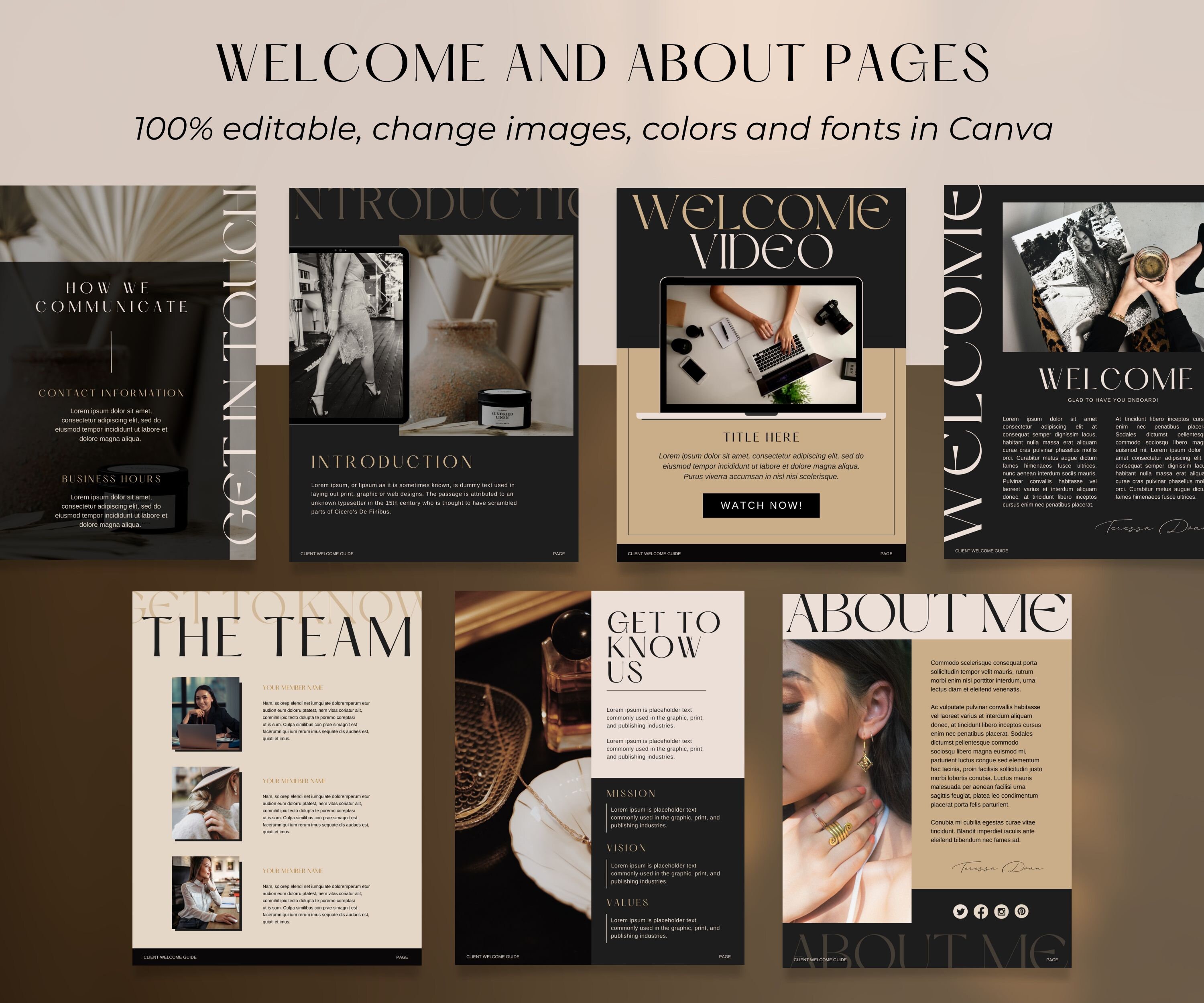 Client Onboarding Packet, Onboarding Checklist, Client Welcome Pack ...