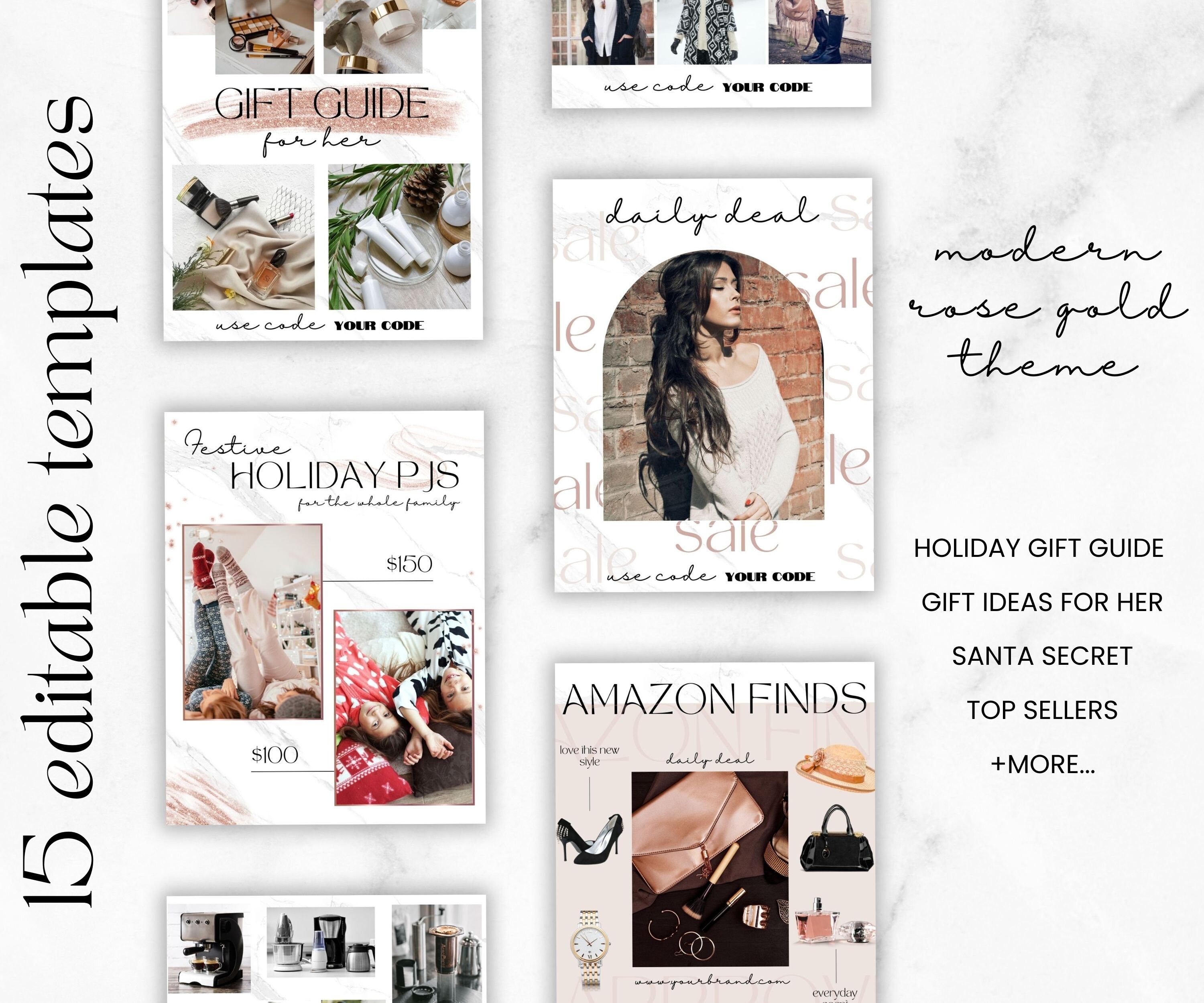 LTK Gift Guide Template, Ltk Canva Template, LTK Holiday Gift Guide ...