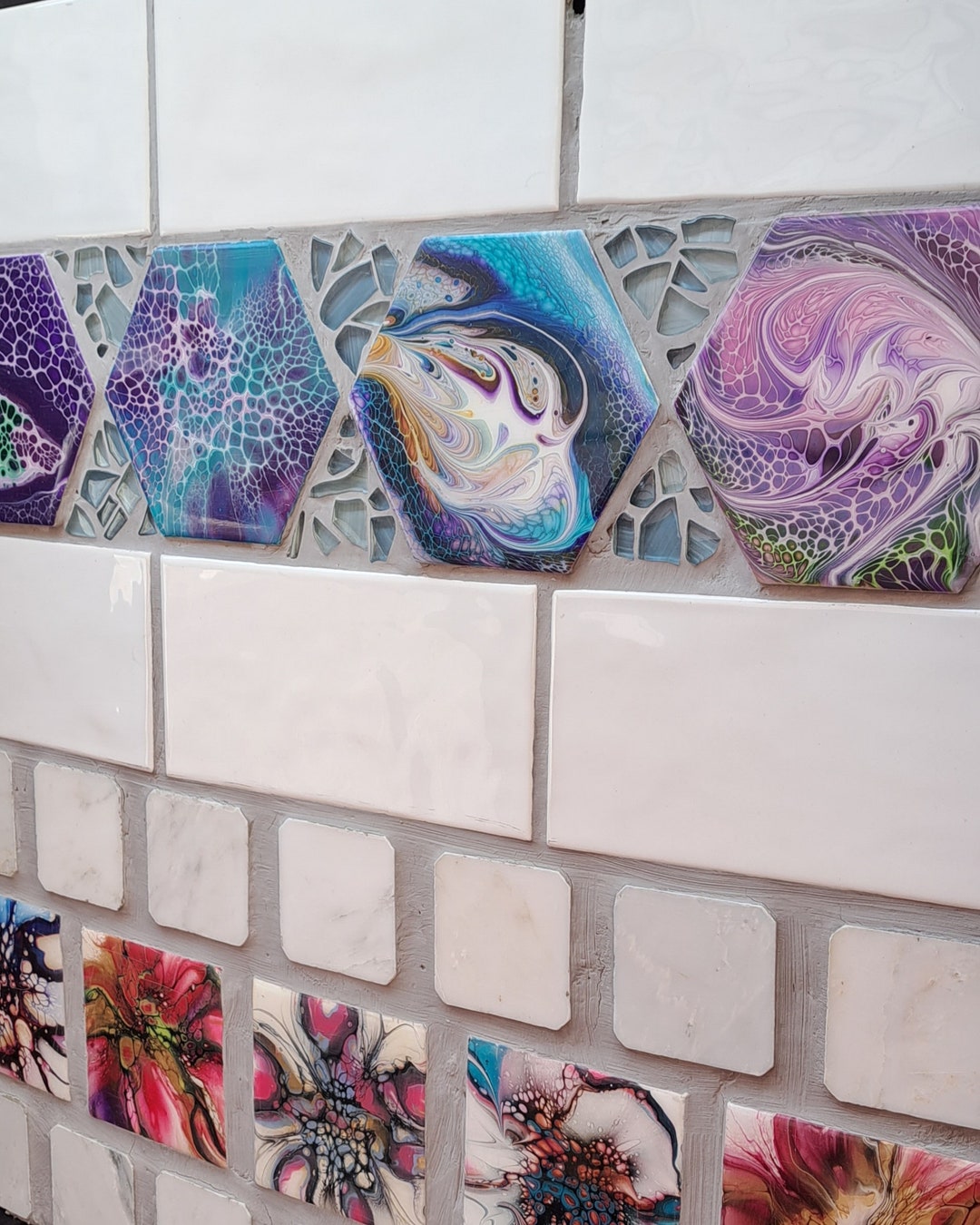 8 X 10 Tiles Kitchen or Bathroom Backsplash, Accent Flooring. - Etsy