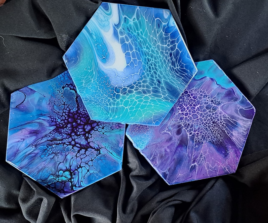 Custom Made Marble Coasters Etsy