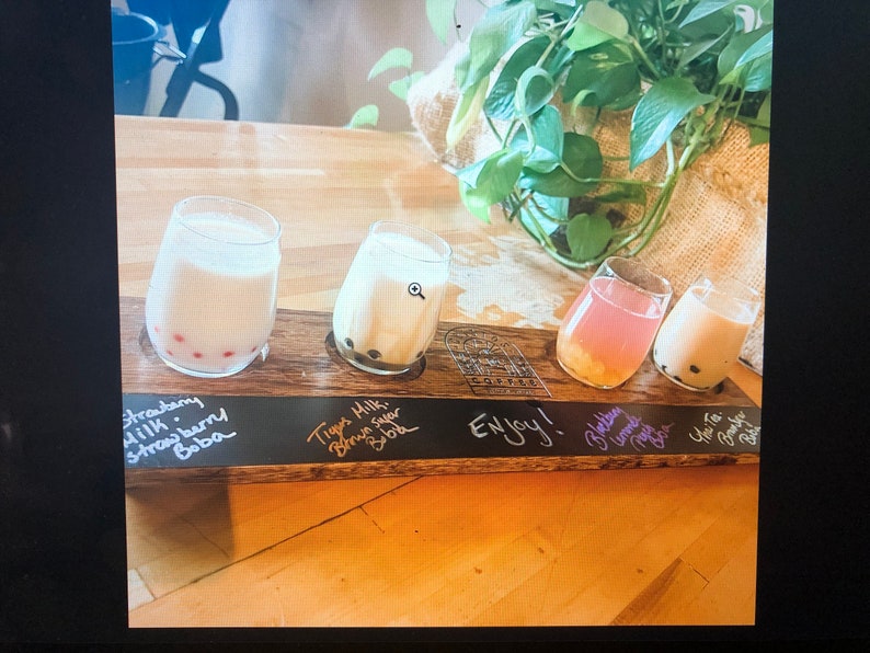 Coffee Flight Boards Etsy