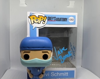 Custom funko pop Levi Schmitt signed Grey's Anatomy