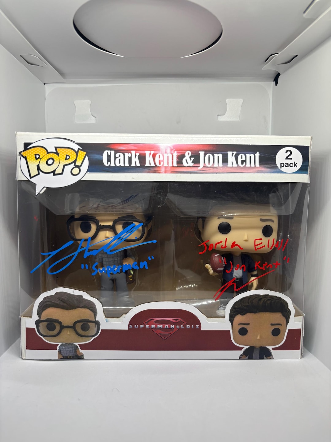 Clark Kent and Jon Kent Superman Lois Custom Funko Pop