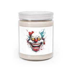 Crazy Clown Scented Candle, Unique Gift for Him, Unusual Gift for Her