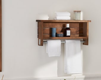 DRAKESTONE | 24x11.25 Towel Bar w/ Shelves