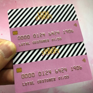 50 pcs - Plastic Card Embossing - ID Card -  Membership Cards - Embossed Cards - High Quality Plastic Card