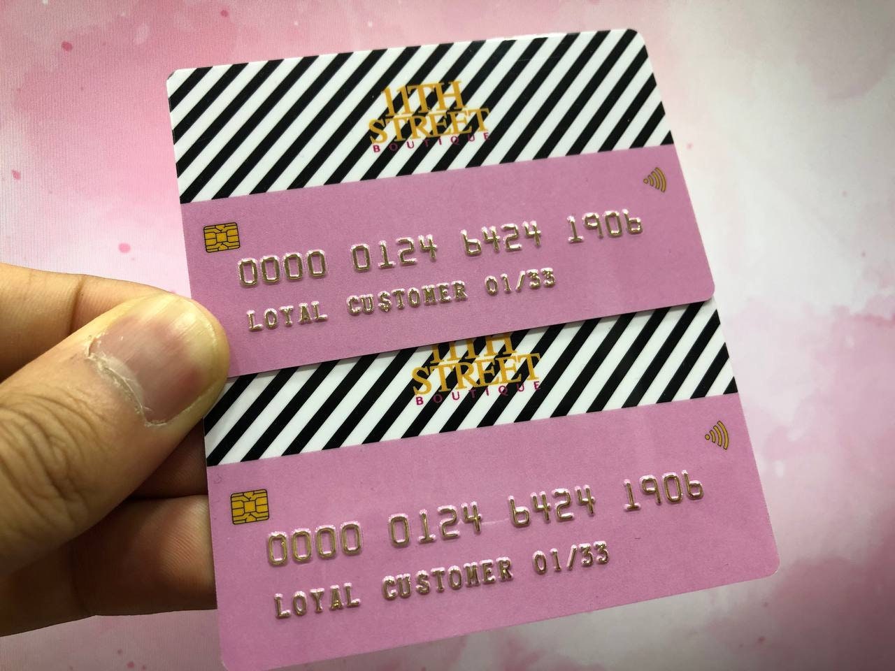 50 Pcs - Plastic Card Embossing - ID Card - Membership Cards - Embossed ...