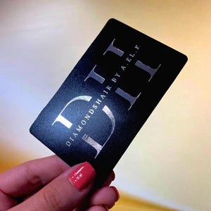 Schwarze PlastikVisitenkarte, Silberfolie Karte, Pvc Plastik, Schwarze Plastikkarten, Spacial Business Card