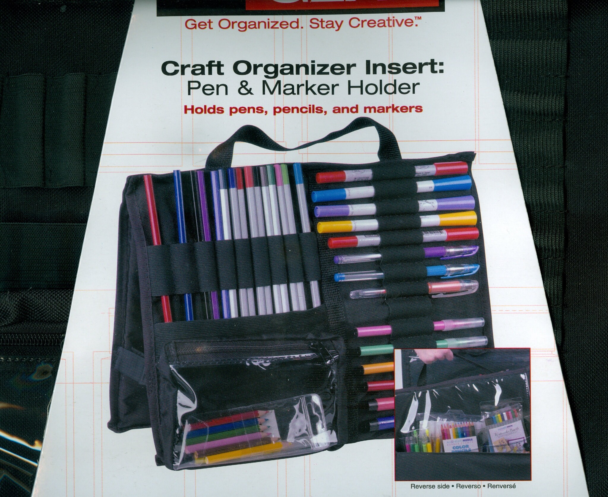 Plaid Creative Gear Craft Pen & Marker Holder Organizer NEW
