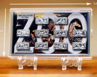 Fine Silver .999 Zoo Collection Bullion Collectors Capsule plus choice of free gift bag.