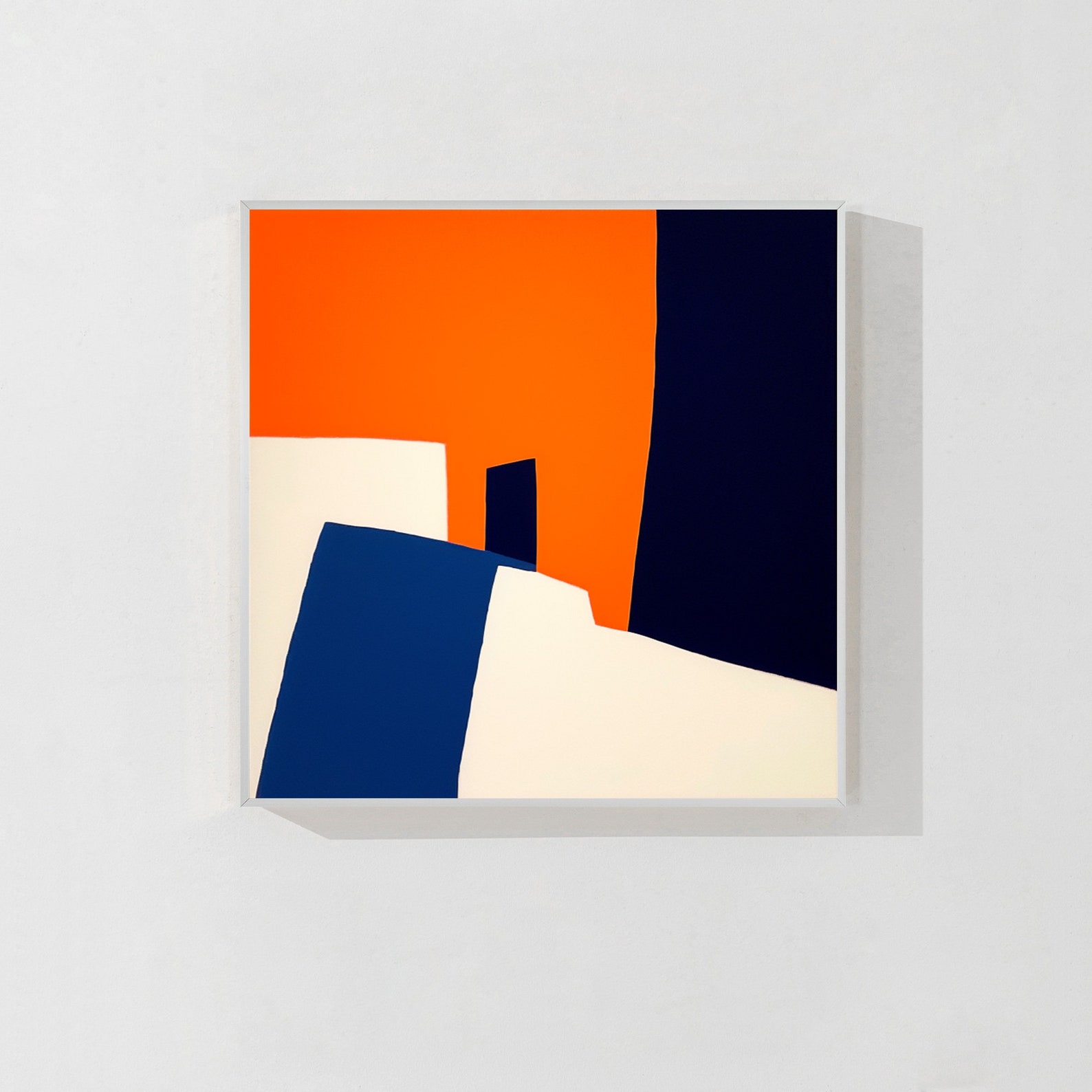 Large Abstract Colorblock Graphics Large Abstract Color Block Oil Painting: Modern Geometric Wall Art - Etsy