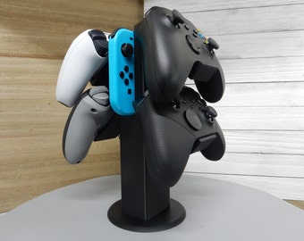 Universal Controller & Headset Stand: Gaming Organizer Tower