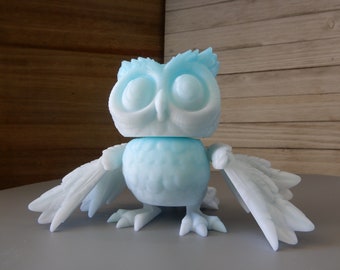 Flexi Owl Figurine: 3D Printed Flexible Design