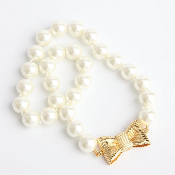 Kate Spade All Wrapped up in Pearl Short Necklace With Dust - Etsy