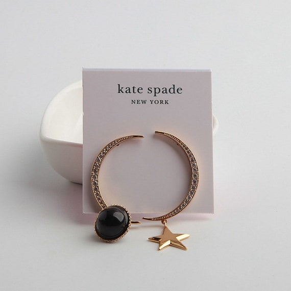 Kate Spade on the Rocks Asymmetrical Earrings W/ KS Dust Bag - Etsy