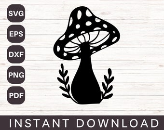Mushroom SVG, Witchy SVG, Magic Mushroom