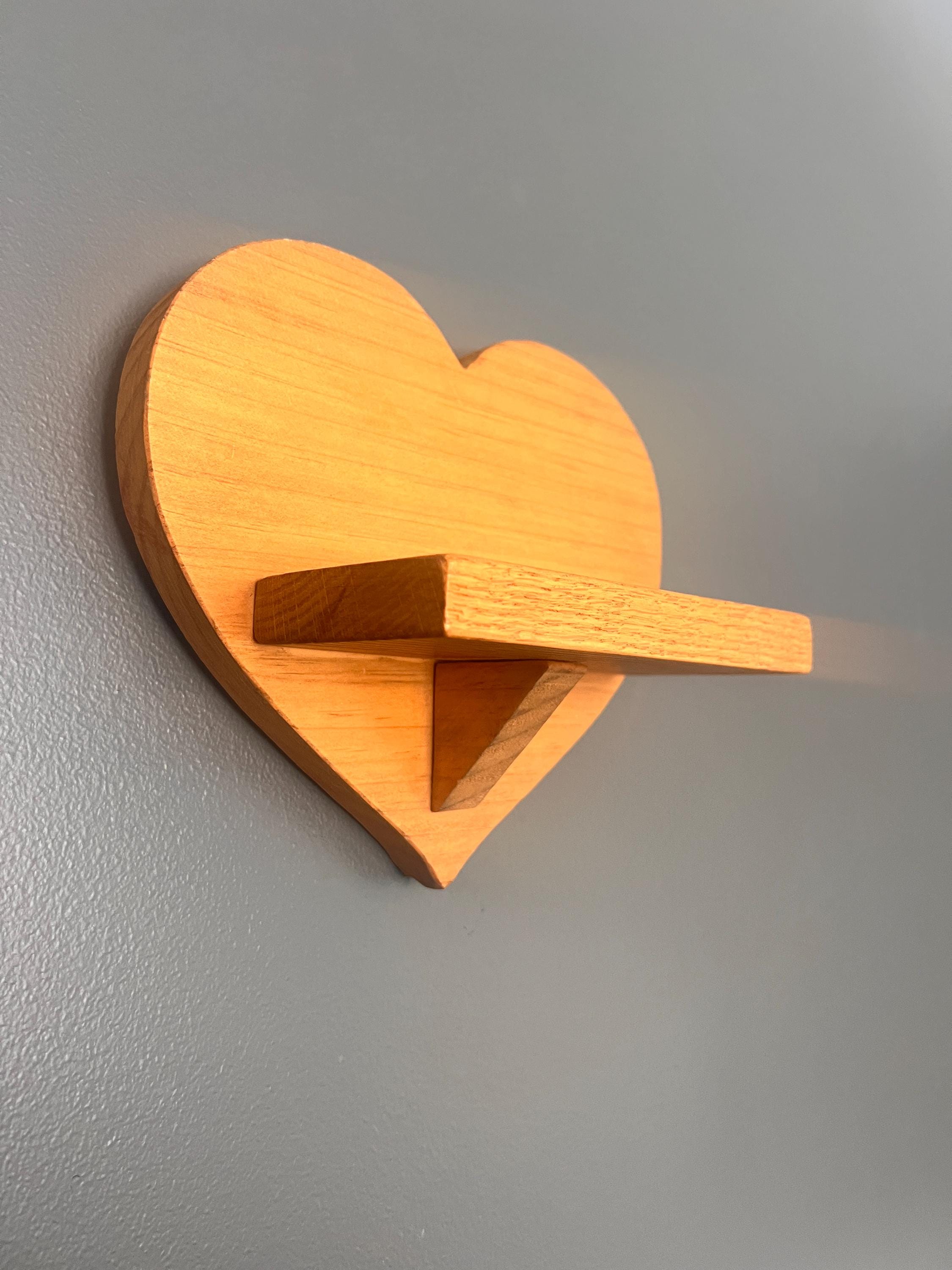 Heart Curio Shelf - Etsy