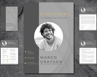 Bewerbungsvorlagen Canva Lebenslauf Bewerbungsmappe Muster Deutsch Bewerbungsunterlagen modern Lebenslauf Vorlage Canva Template Ausbildung