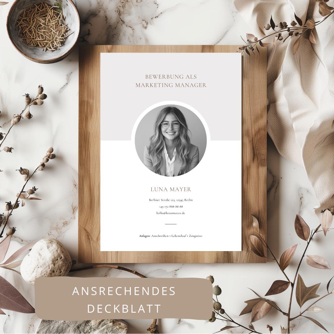 Canva Resume Template Modern CV Design Professional Job Application