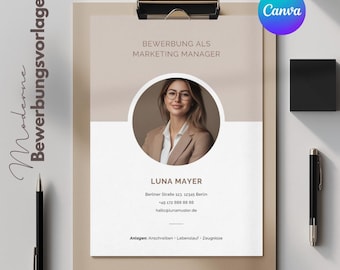 Beige Resume Template | Professional CV | Modern Canva Template | Editable Resume | Digital Download | Job Application | Career & Education