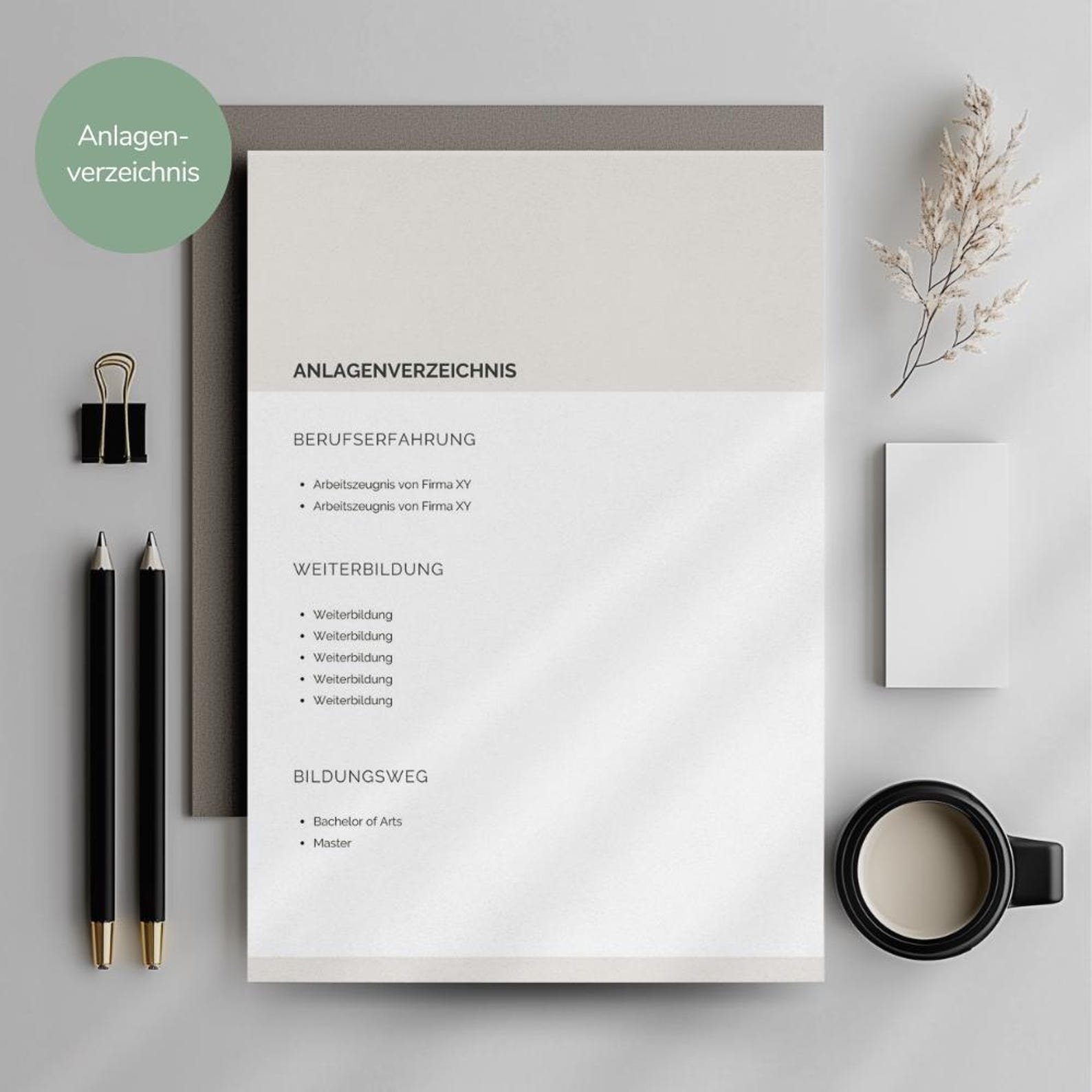 Canva Resume Template Modern CV Design Professional Job Application