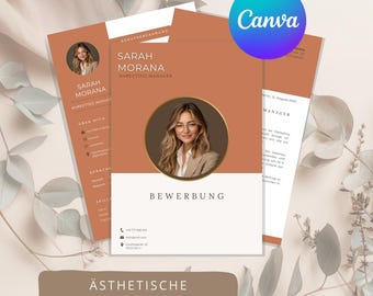 Terrakotta Resume Template | Professional CV | Modern Canva Template | Editable Resume | Digital Download | Job Application | Career
