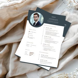 Green Resume Template | Professional CV | Modern Canva Template | Editable Resume | Digital Download | Job Application | Career