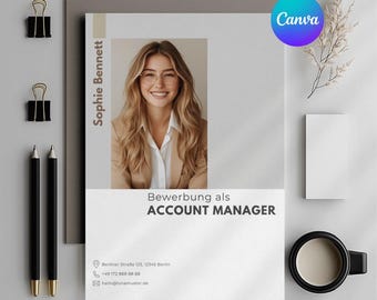 Beige Resume Template Professional CV Canva Template creative Resume Creative CV template Canva cv design job application curriculum vitae