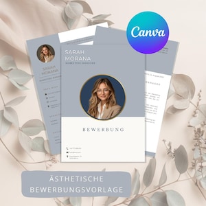 Blue Resume Template | Professional CV | Modern Canva Template | Editable Resume | Digital Download | Job Application | Career & Education