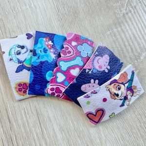 à cheveux pour tout-petits | Clips pression | Personnage | à cheveux | Peppa Pig | chien bleu | Impression chien | Noeuds pour cheveux