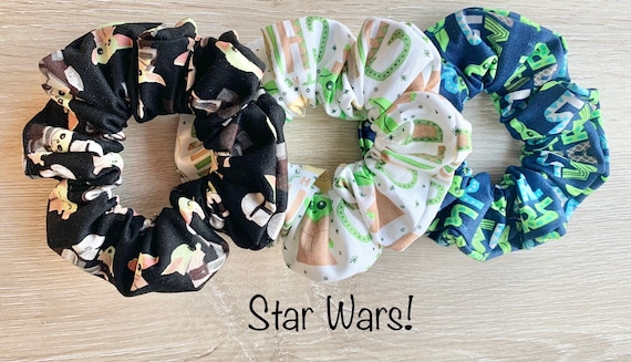 Star Wars Scrunchie | Baby Yoda Scrunchie | Star Wars | Baby Yoda | Disney Scrunchie | The Child | Grogu | Mandalorian | Scrunchie