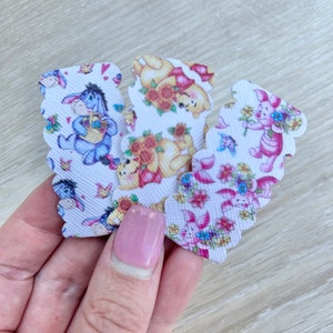 Winnie the Pooh Snap Clips | Snap Clip | Winnie the Pooh | Piglet | Eeyore | Disney | Hair Clip | Disney Gift | Barrettes | Bear