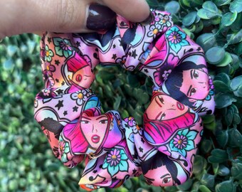 Concert Pop Scrunchie / Slayers / Toddler Hair Toes / Colored / Kids Gifts / Hair Ties / Hunter / Scrunchie