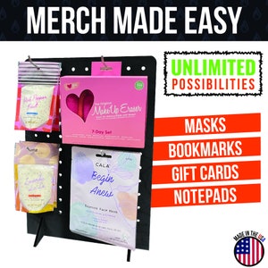 Large pegboard display, craft fair display, farmers market display, art festival display, jewelry display, sock display, sticker display