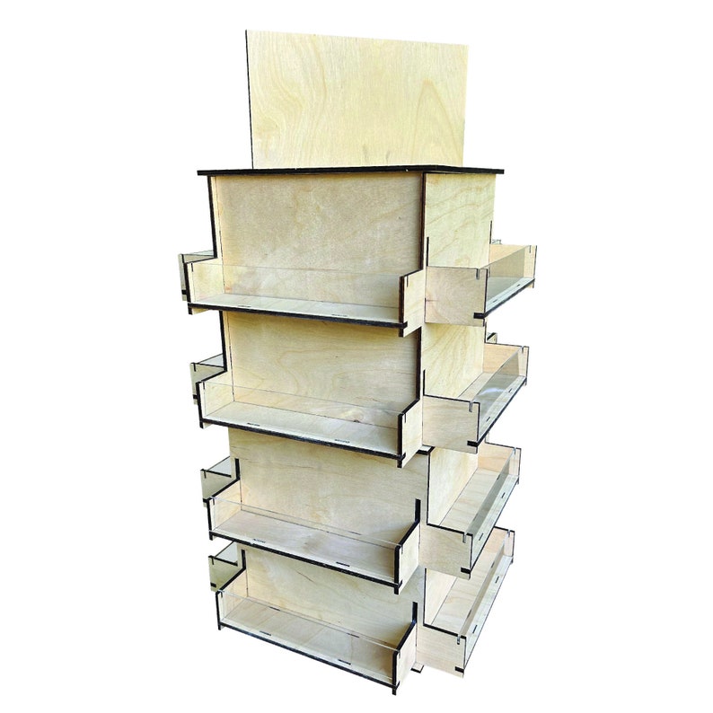 4-sided Rotating Display Stand for Craft Shows, Trade Shows, Farmers ...