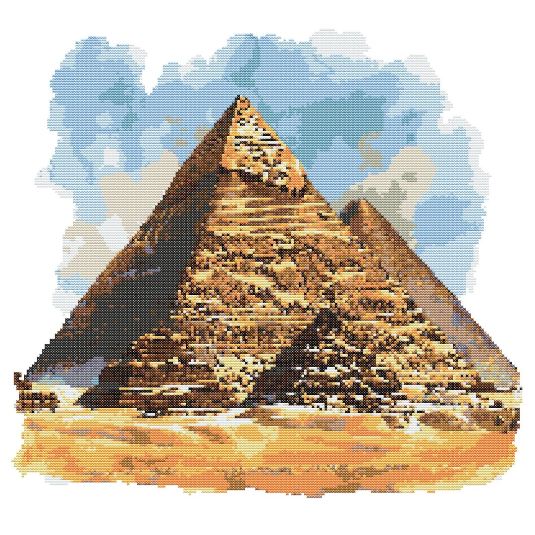 THE PYRAMIDS Cross Stitch Pattern Chart Plus a Pattern Keeper ...