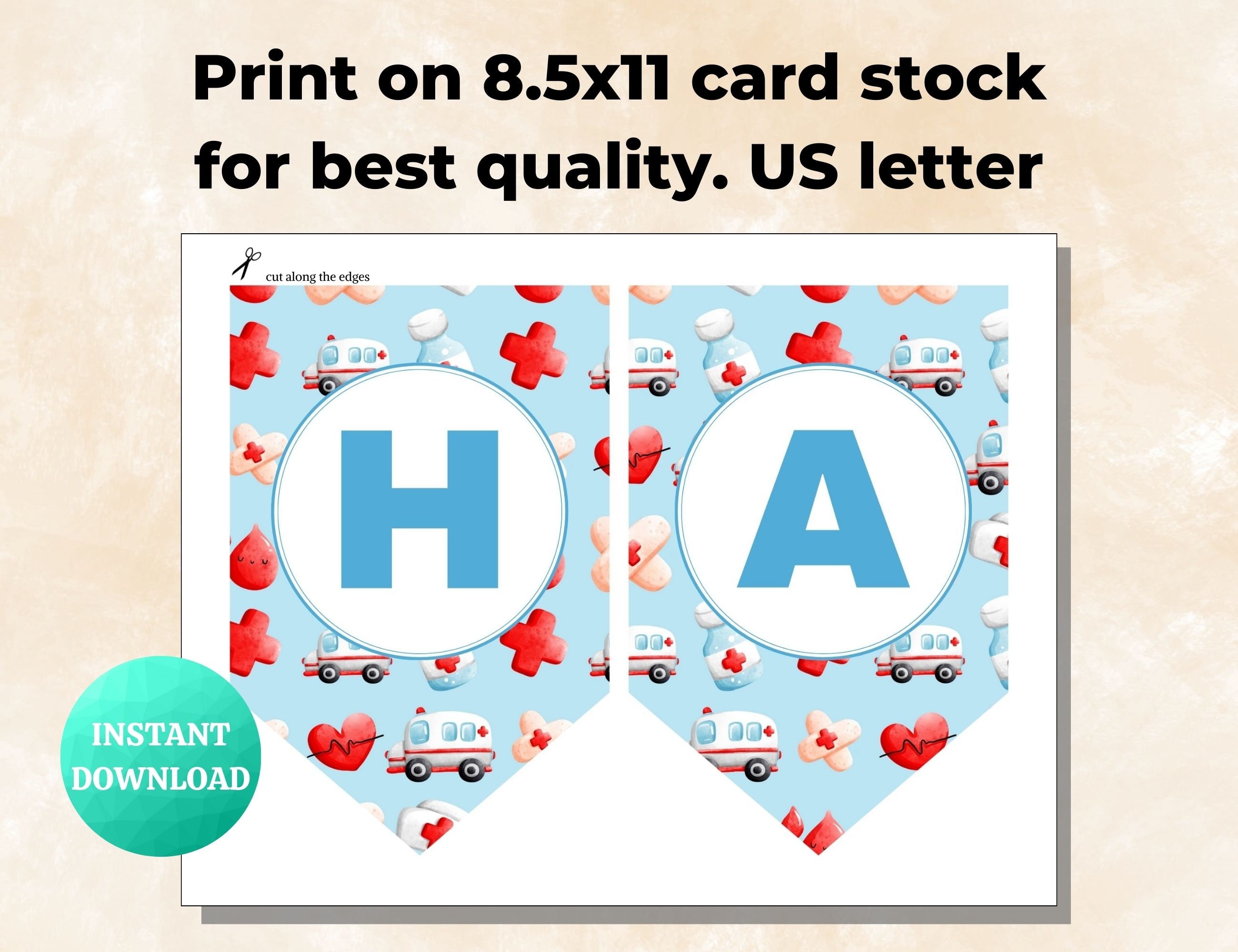 Happy Nurses Week Banner – Blaues Glitzer-Banner, Dankeschön-Deko Für Krankenschwestern