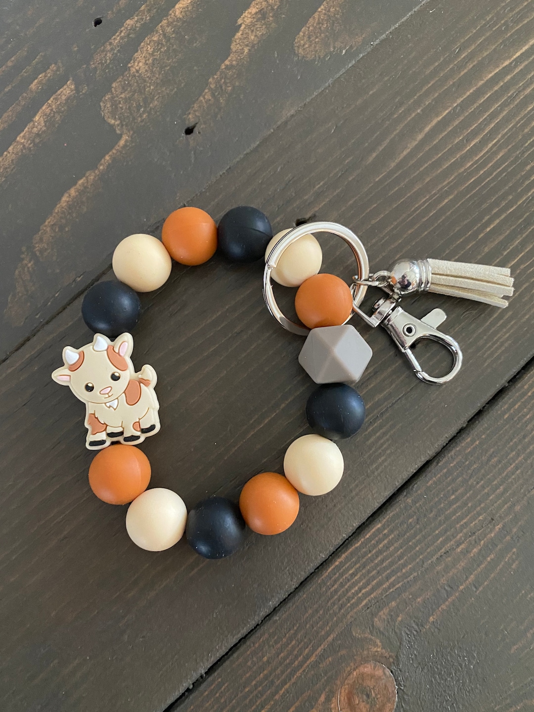 Goat Keychain Cute Goat Keychains Western Keychains Etsy