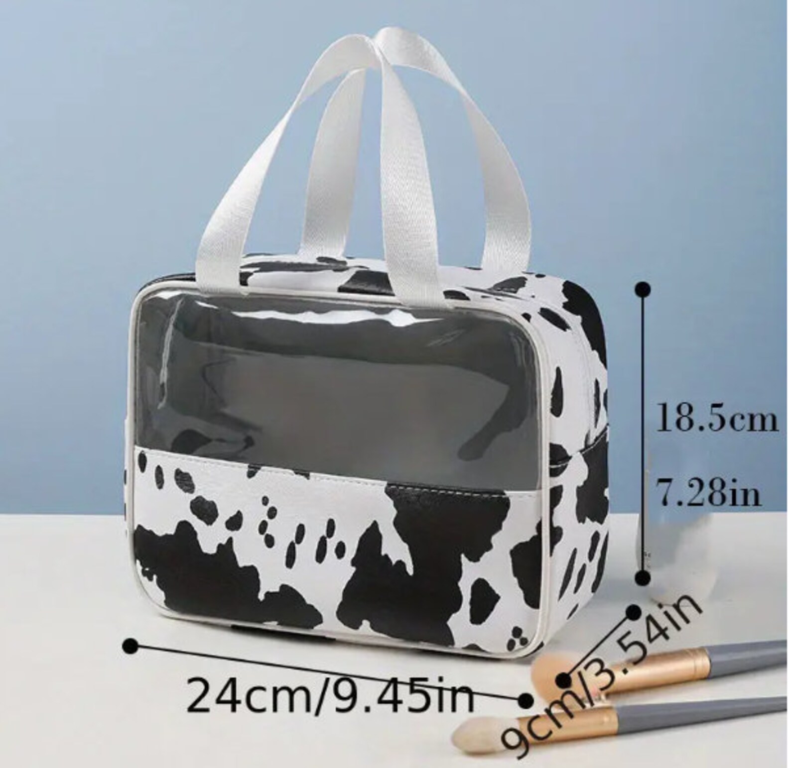 Cow Print Makeup Bag, Western Makeup Bag, Cow Print Gifts, Makeup Bags