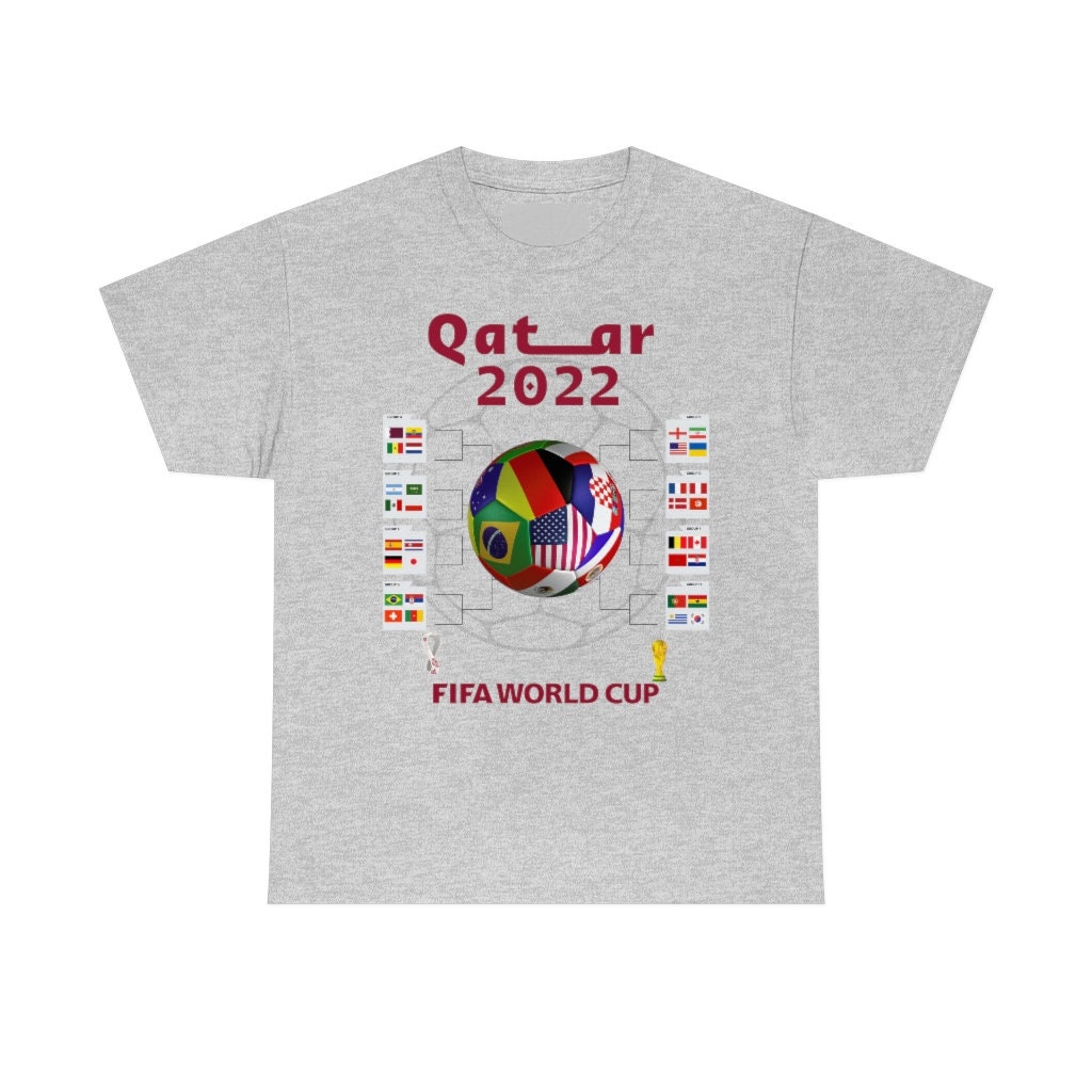Discover Camiseta Qatar de La Copa Mundial de La FIFA 2022 Vintage para Hombre Mujer