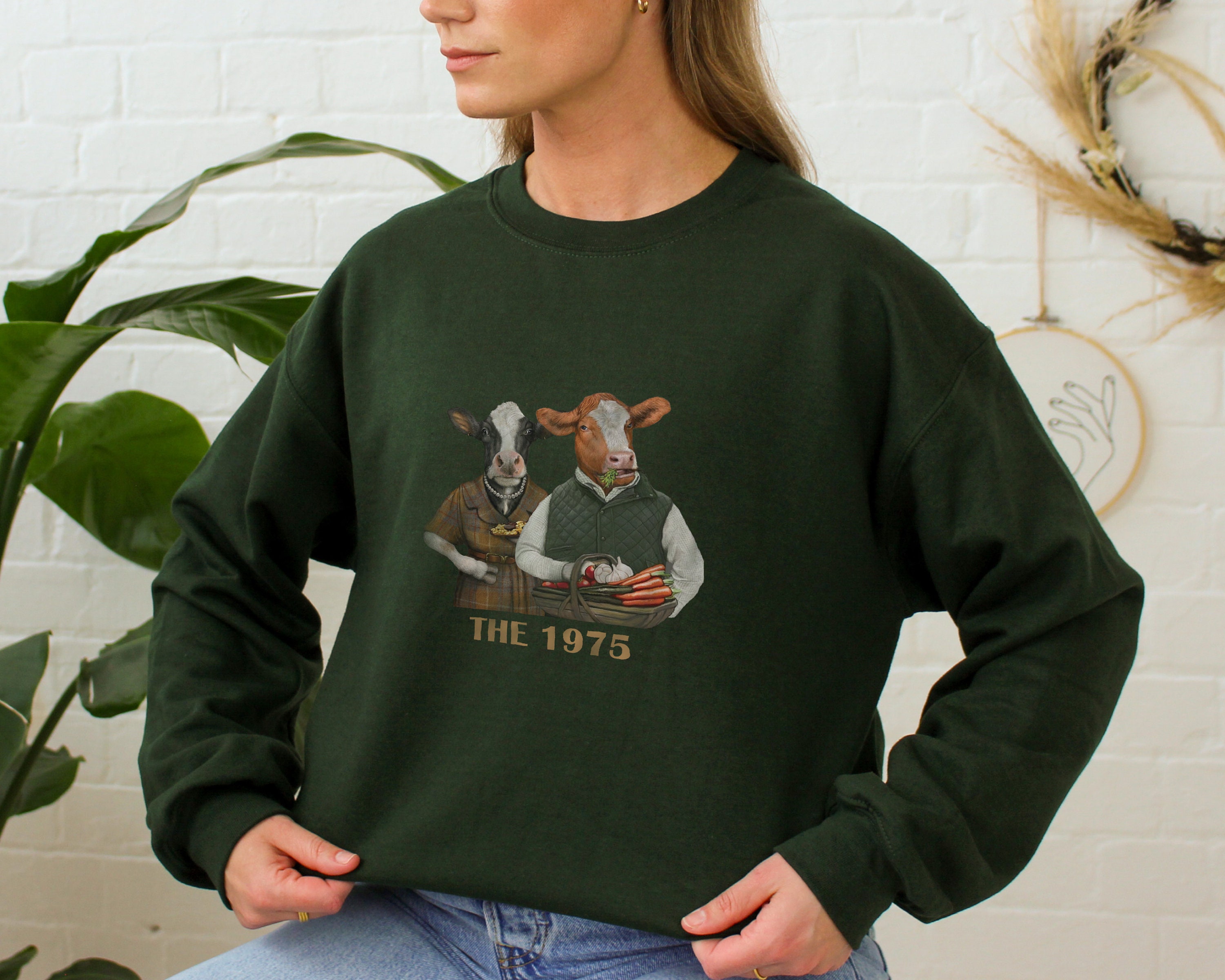 Discover Cow Wearing My Sweater The 1975, When We Are Together Sweatshirt