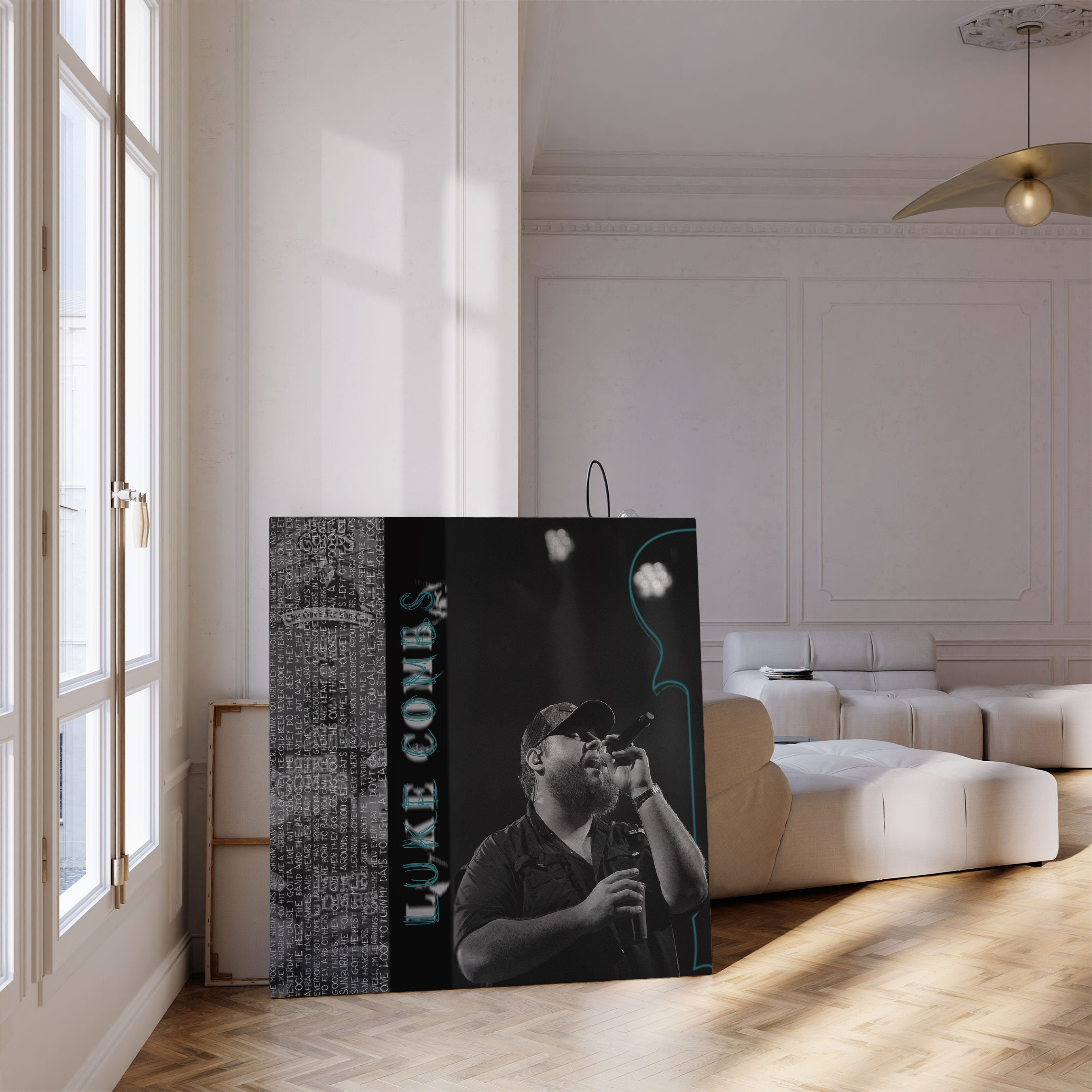 Luke Combs Canvas Luke Combs Poster Luke Combs Fan Merch - Etsy