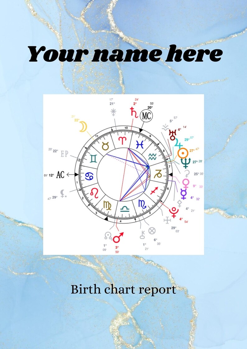 Reading Your Personal Birth Chart // Astrology Reading // Zodiac ...